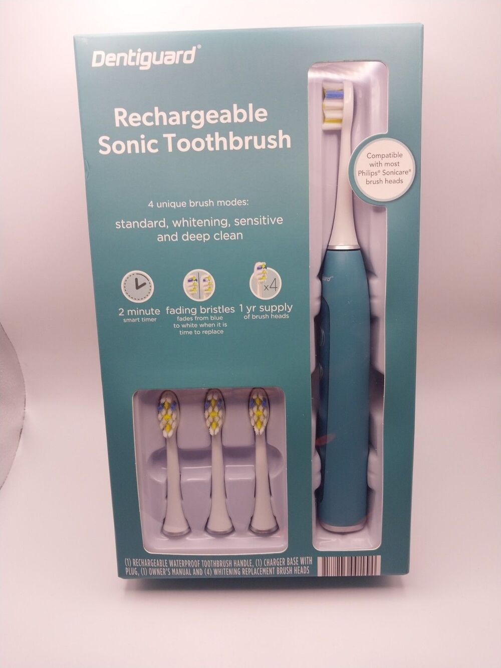 Dentiguard Rechargeable Sonic tooth brush New